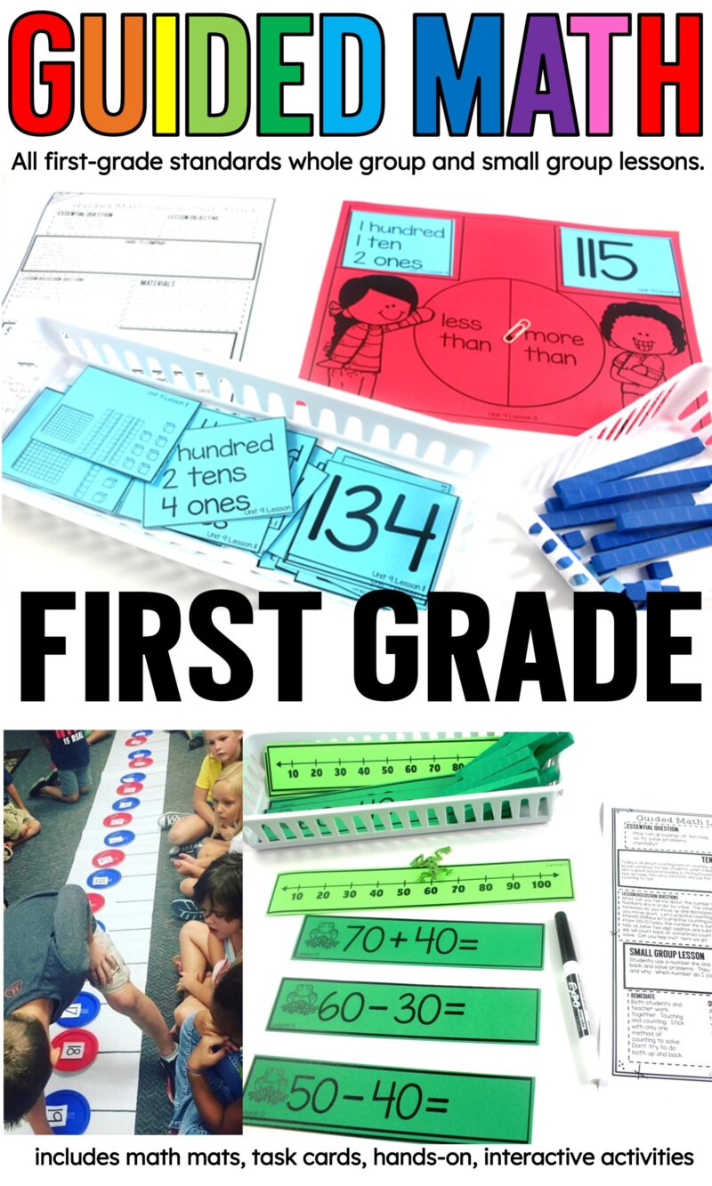 first grade lesson materials and small group instruction