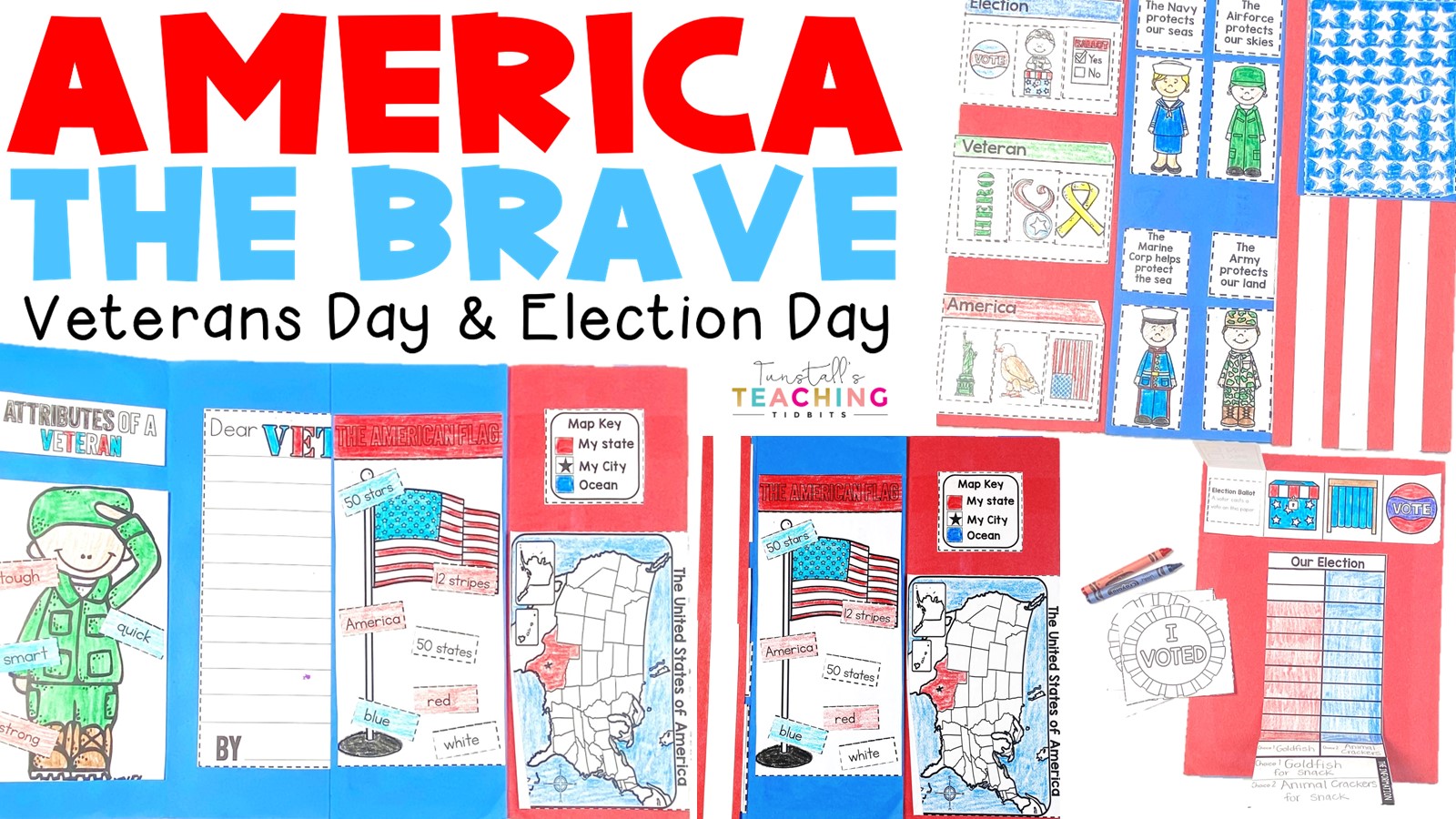 America the Brave Election Day and Veterans Day