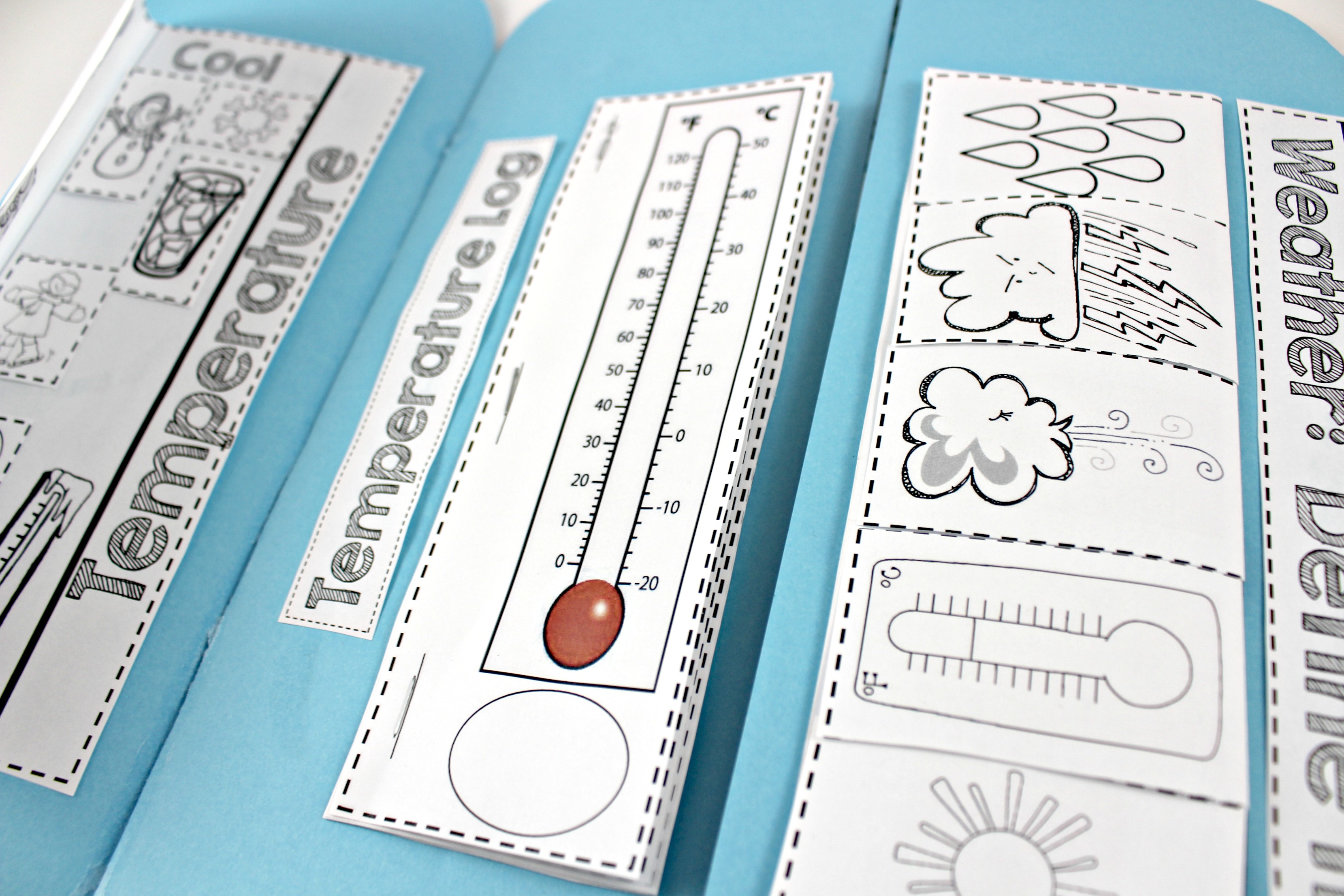 Weather Interactive Science Notebook - Tunstall's Teaching Tidbits