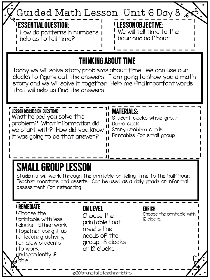 Guided Math Tunstall s Teaching