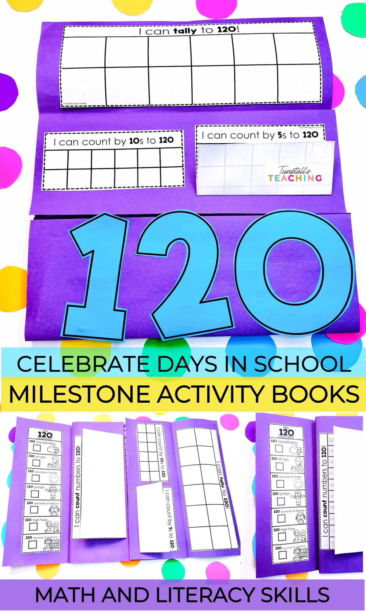 120th day of school activities and stations