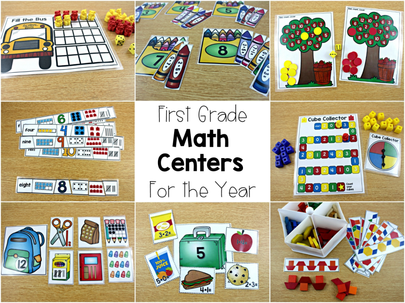 Math Centers 1st Grade