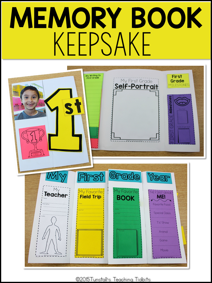 memory keepsake book freebie tunstall s teaching tidbits