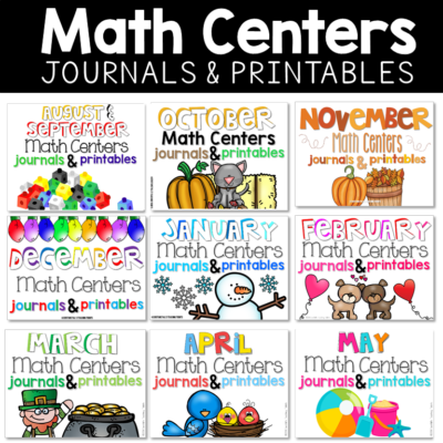 Math Centers For First Grade - Tunstall's Teaching