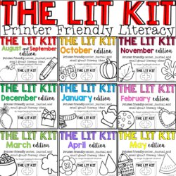 The October Lit Kit - Tunstall's Teaching