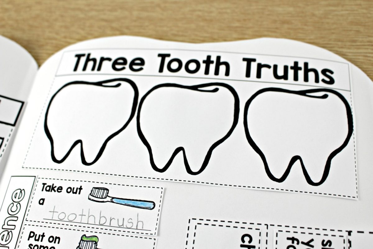 Dental Health Tooth Book Tunstall's Teaching