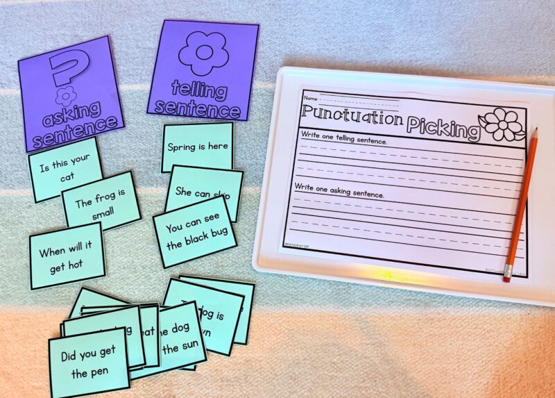 Hands On Practice Punctuation Picking Free Center