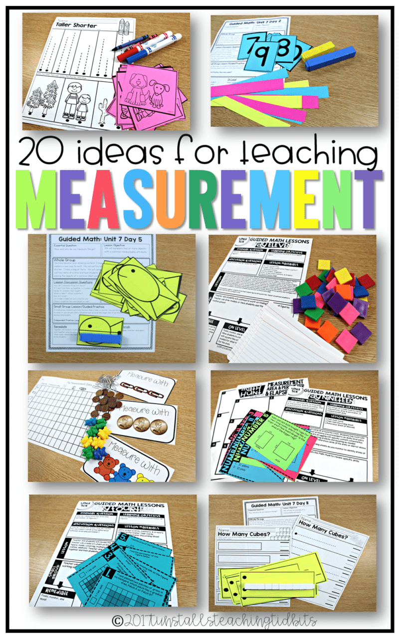 20 Ideas For Teaching Measurement Tunstall S Teaching Tidbits