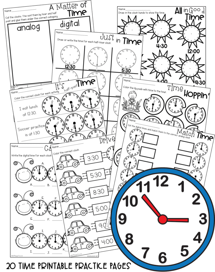 All About Teaching Time - Tunstall's Teaching