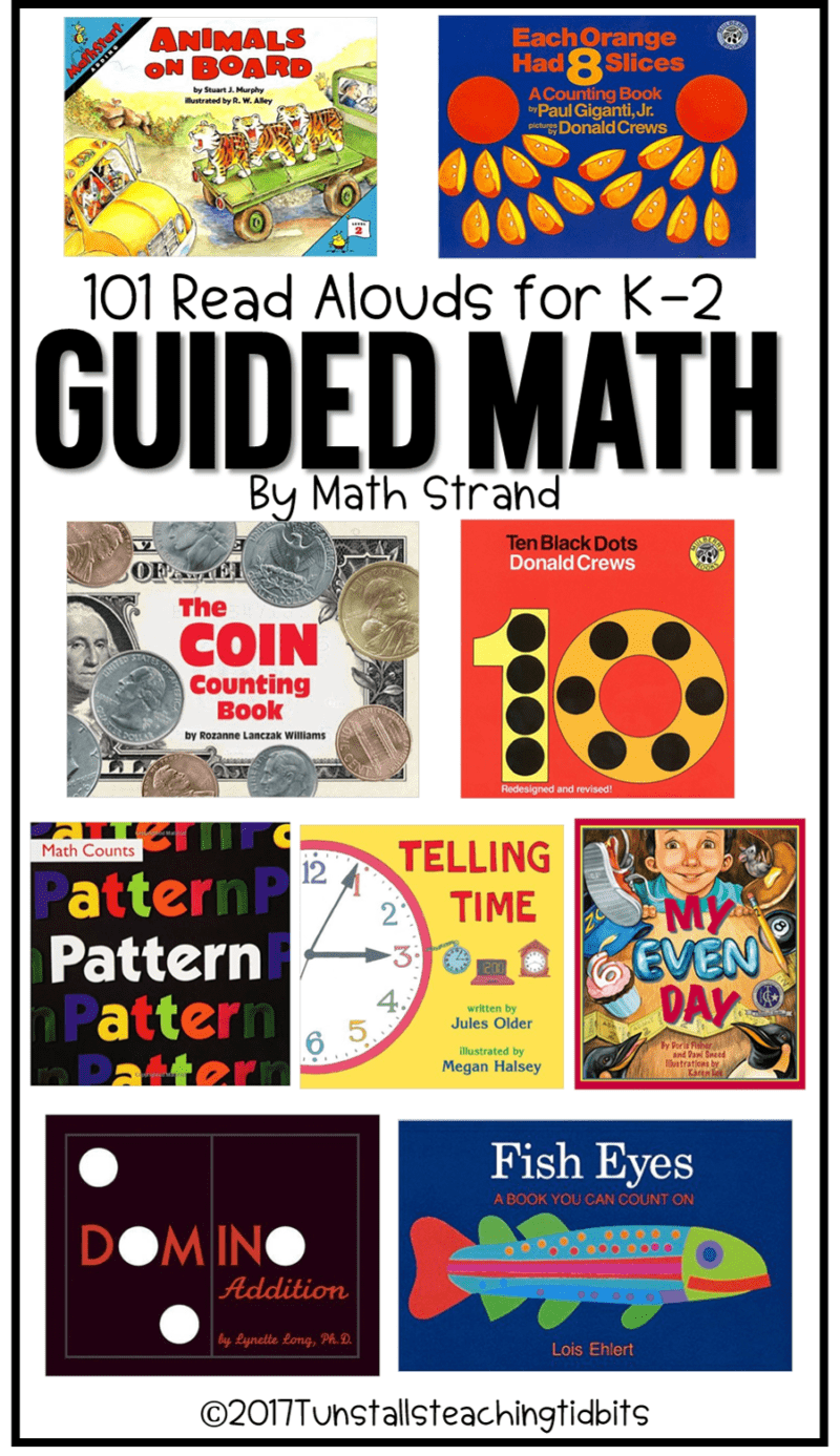 101 Guided Math Read Aloud Books Tunstall S Teaching Tidbits