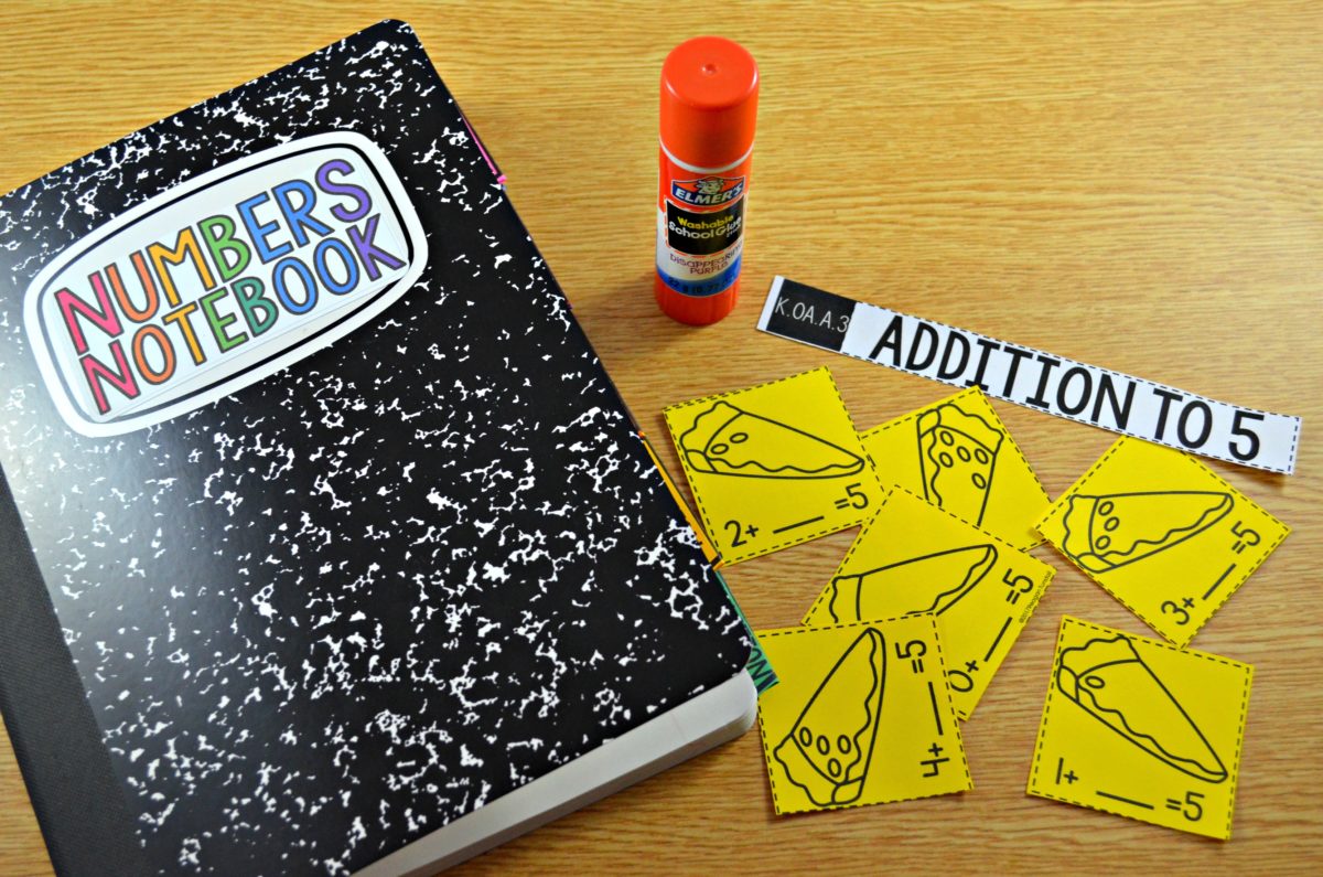 ColorCoded Learning Numbers Notebook Tunstall's Teaching