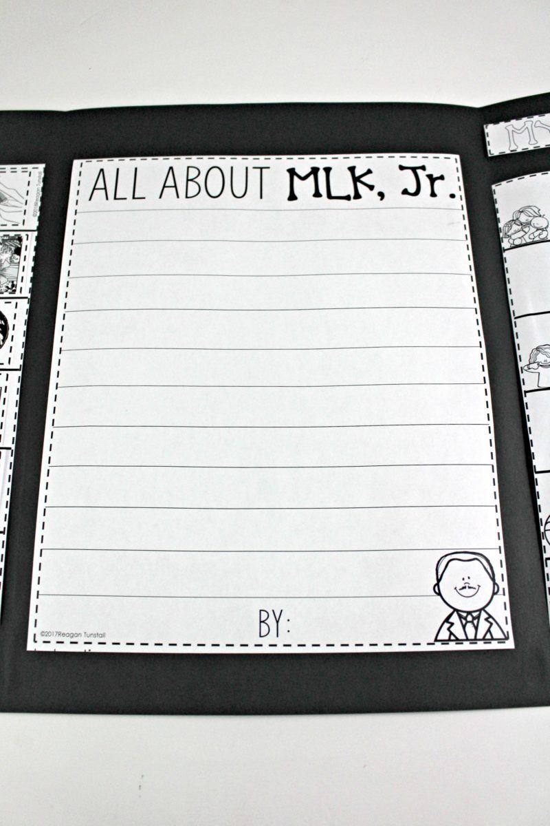 MLK Jr. activities in a keepsake craft book. Martin Luther King Jr interactive printables and craft activities. Combine your favorite read alouds and videos about Martin Luther King Jr to create meaningful lessons with your class. 