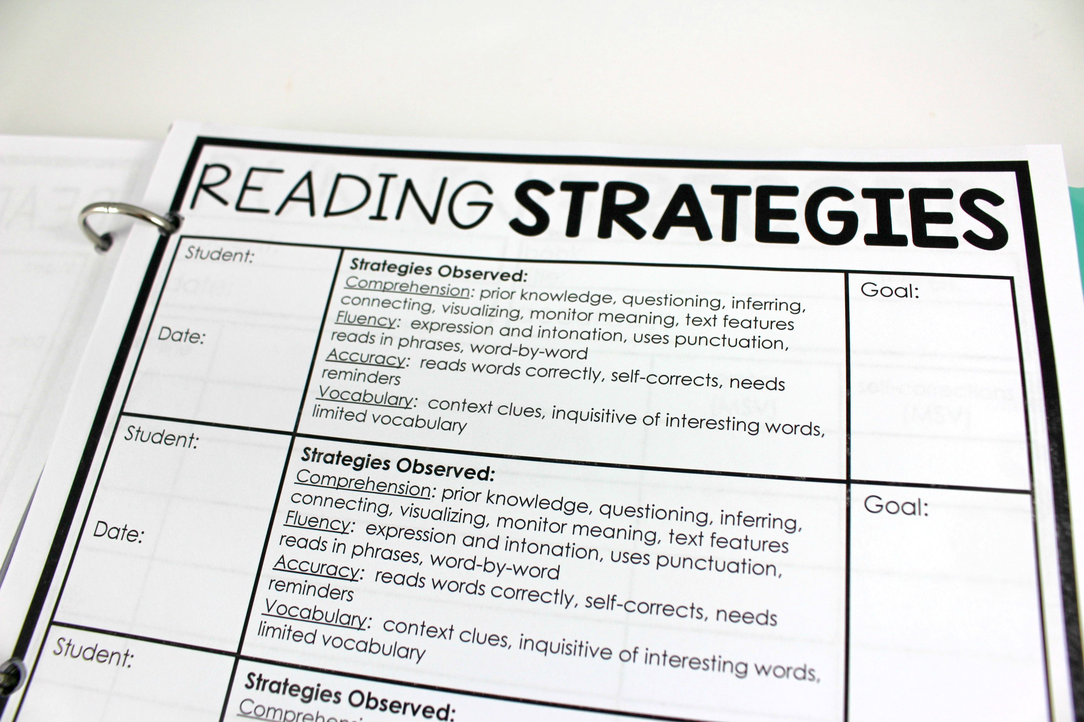 Guided Reading Teacher Binder - Tunstall's Teaching