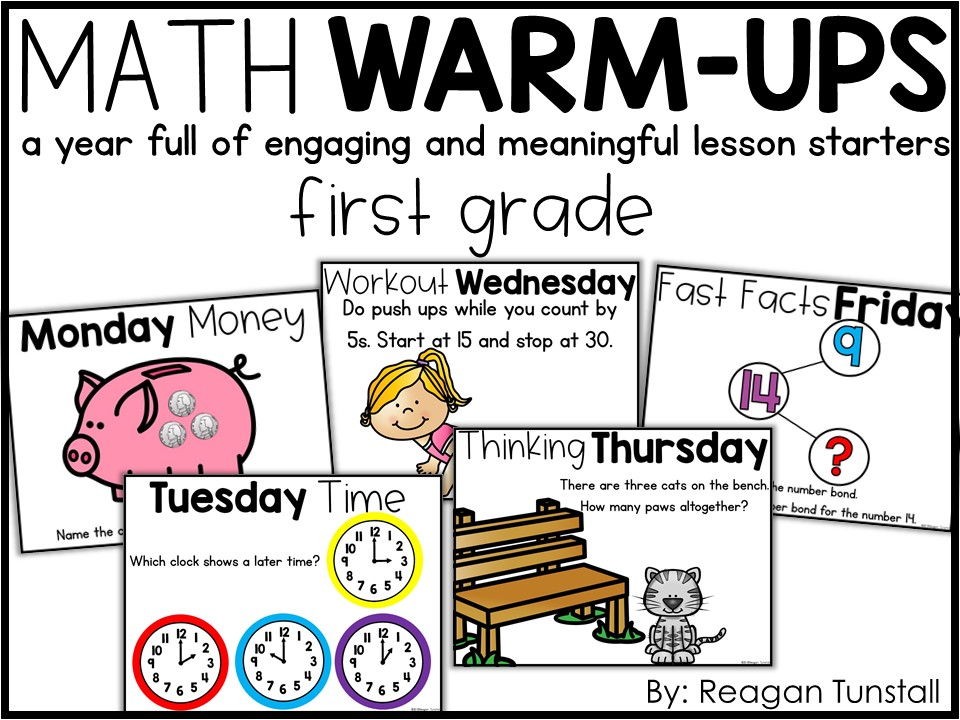 First Grade Math Journal Volume 1 by Reagan Tunstall