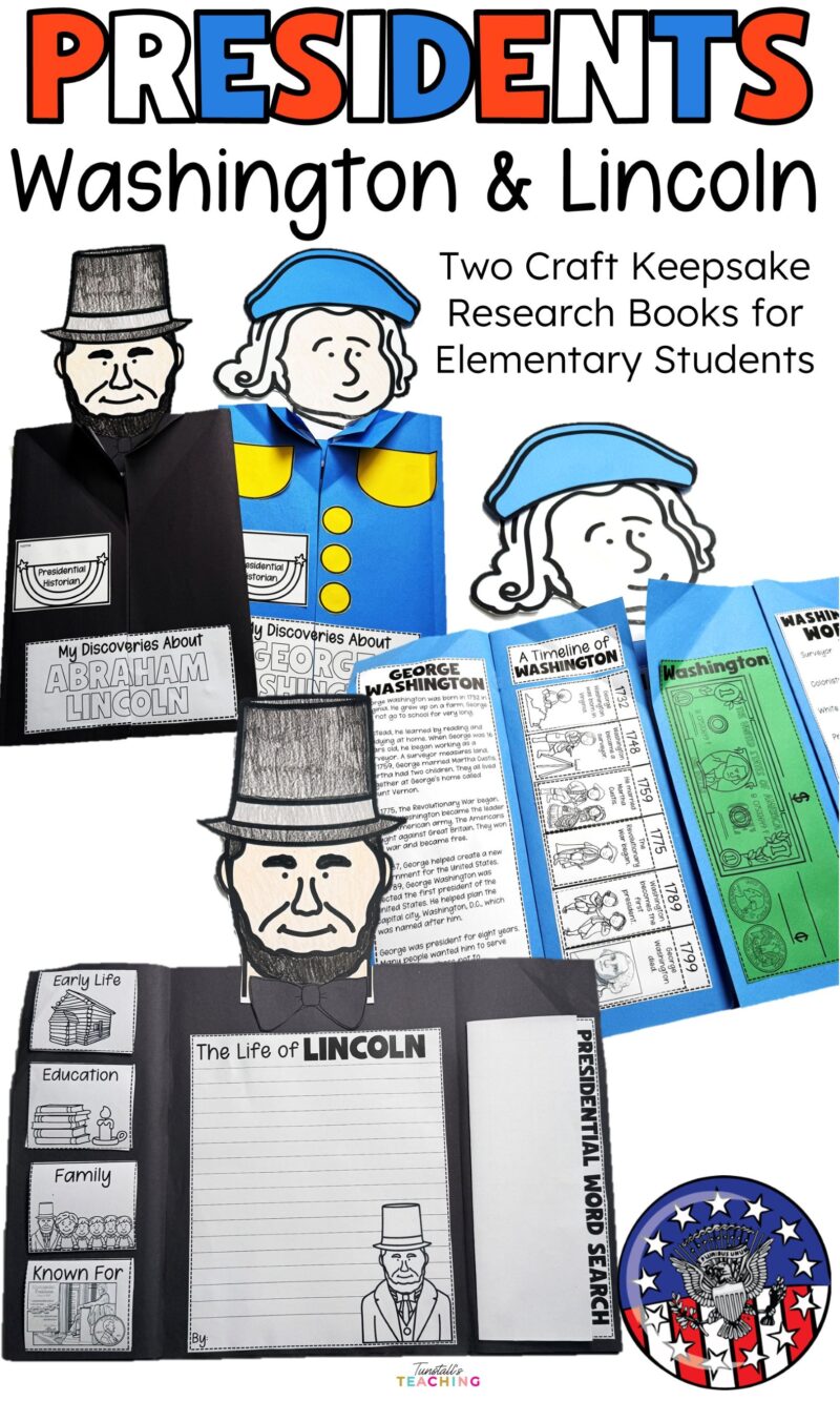 presidents day activities for elementary students washington and lincoln