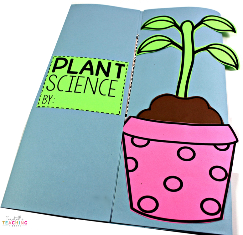 This unit provides interactive science activities to teach all about plants! Fill your own science notebook or create a 3-dimensional plant science book full of interactive hands on science lessons on parts of a plant, plant life cycle, plant needs, and more! These lap book foldables make for great STEM resources for kindergarten, first, and second grade. To learn more about "Interactive Plant Science", visit tunstallsteachingtidbits.com 