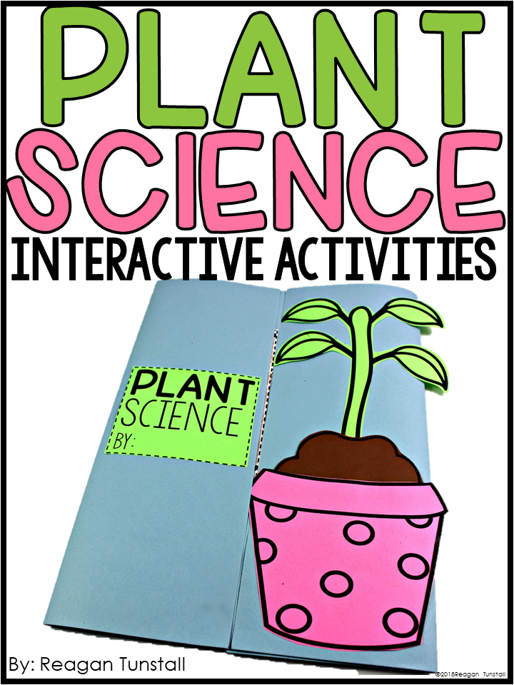This unit provides interactive science activities to teach all about plants! Fill your own science notebook or create a 3-dimensional plant science book full of interactive hands on science lessons on parts of a plant, plant life cycle, plant needs, and more! These lap book foldables make for great STEM resources for kindergarten, first, and second grade. To learn more about "Interactive Plant Science", visit tunstallsteachingtidbits.com 