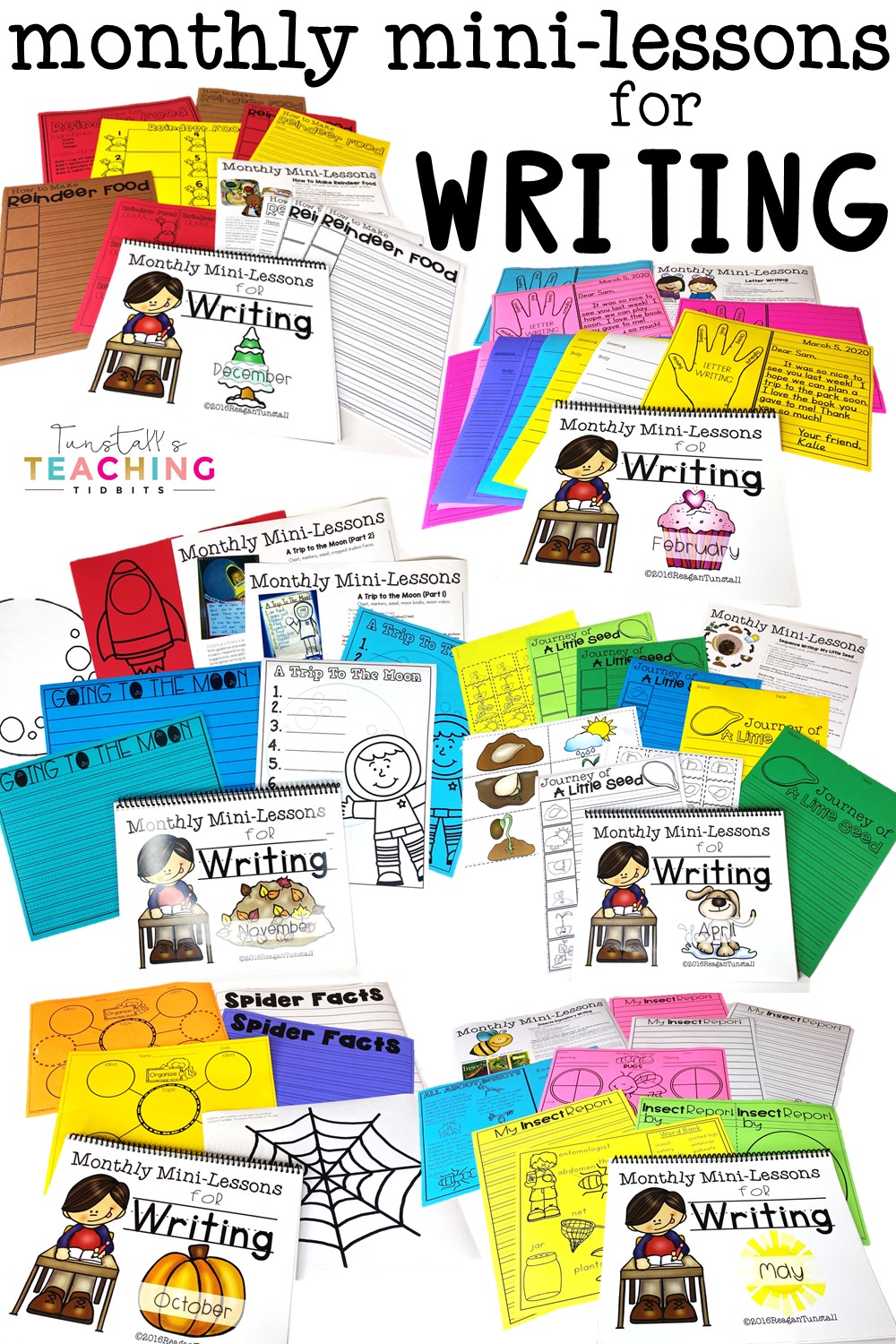 Writing Mini-Lessons for the Year - Tunstall's Teaching