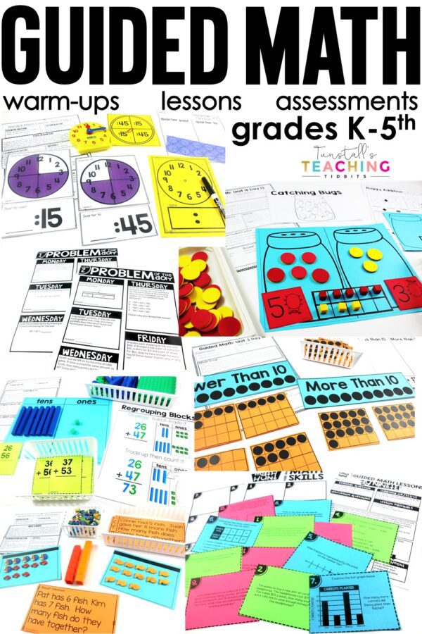 Lesson Plans for the Guided Math Structure Tunstall's Teaching