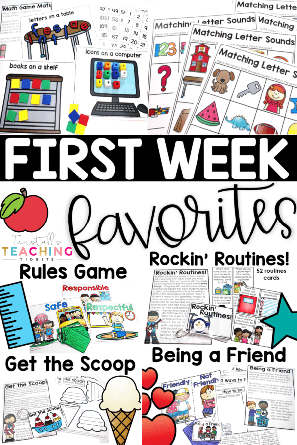 First Week Favorites