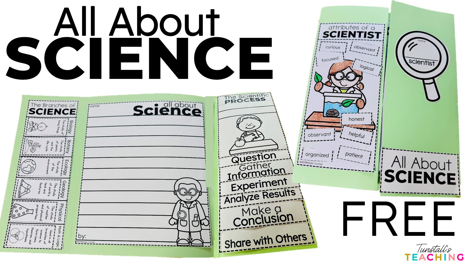 All About Science: Free Scientist Activities for Elementary Students
