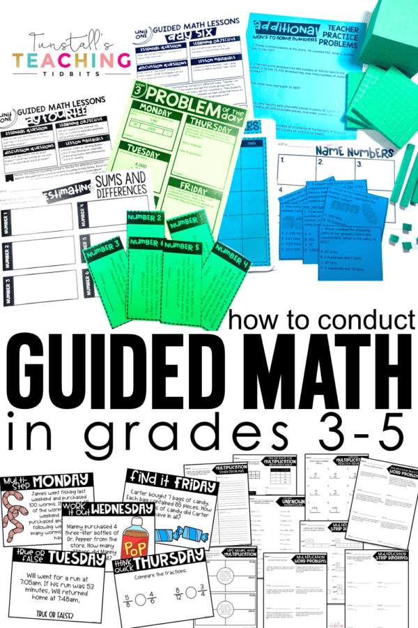 how to conduct guided math in grades 3-5