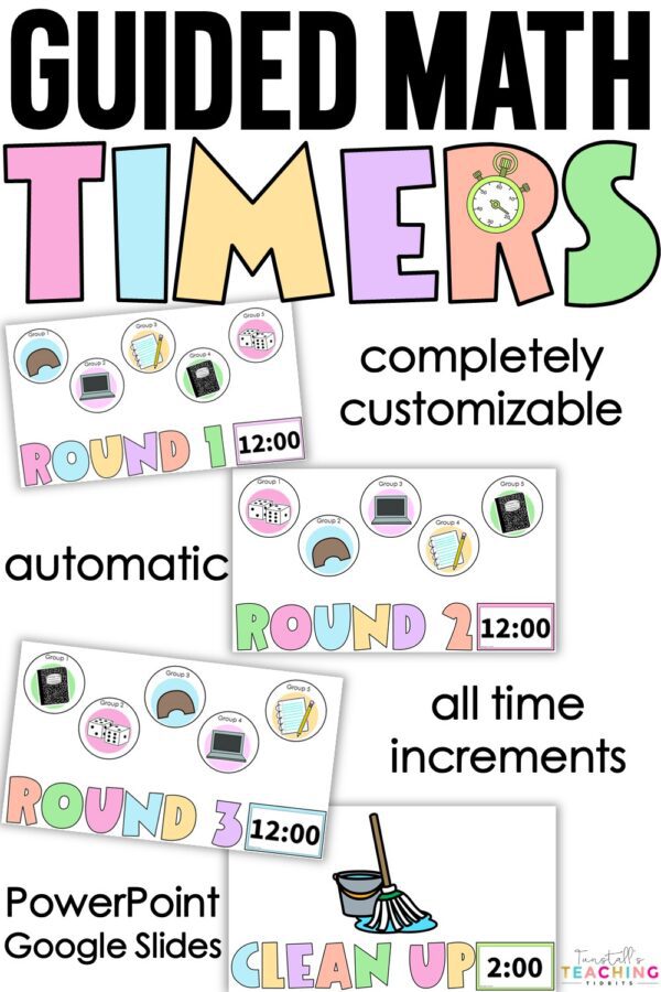 guided math workstation timers