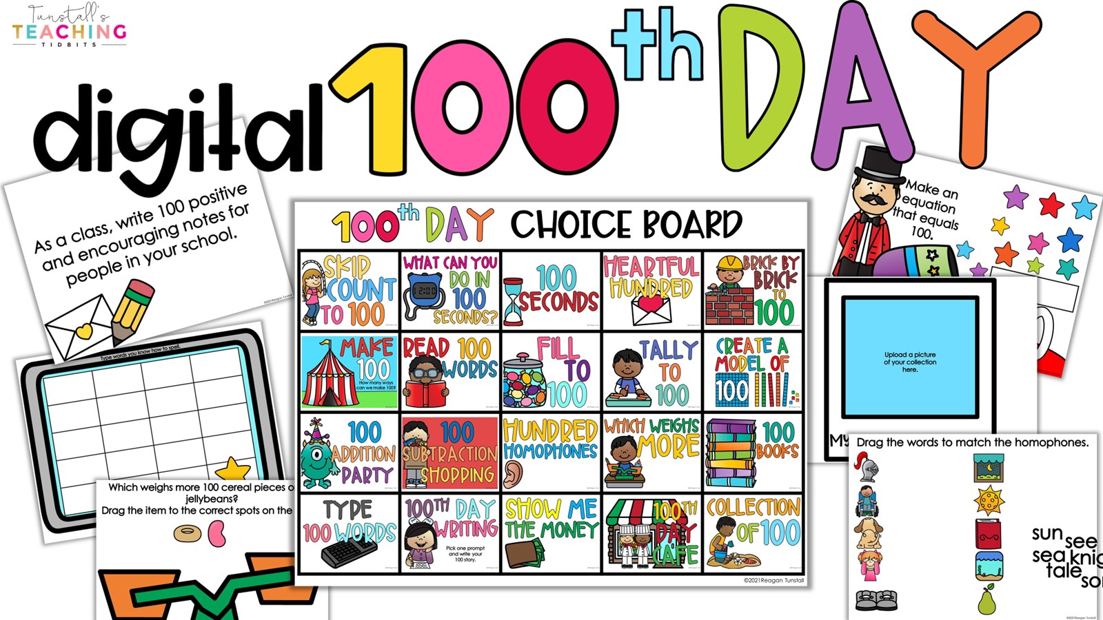 Digital 100th, 101st, 120th days of school