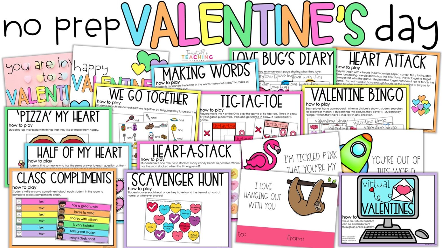 No Prep Valentine's Day - Tunstall's Teaching