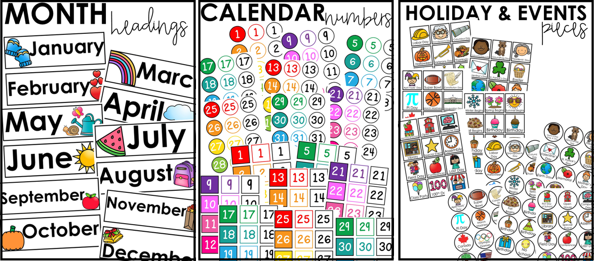 calendar math reference wall