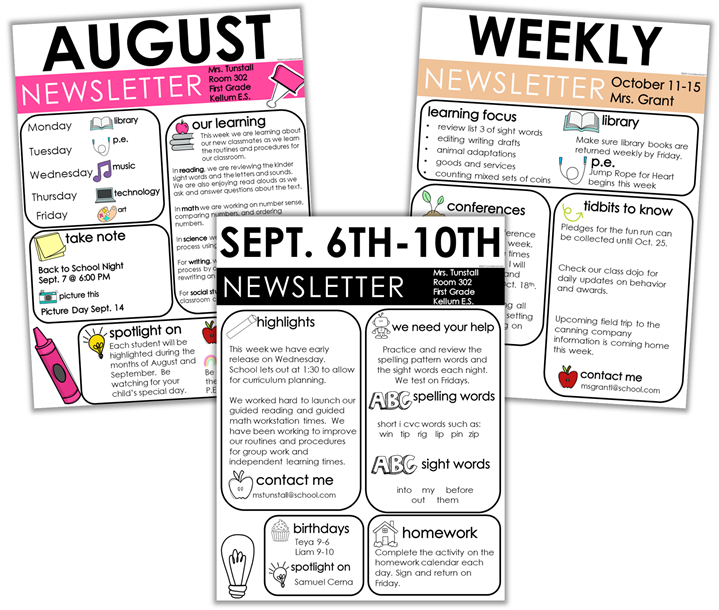 editable newsletters