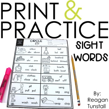 print and practice sight words