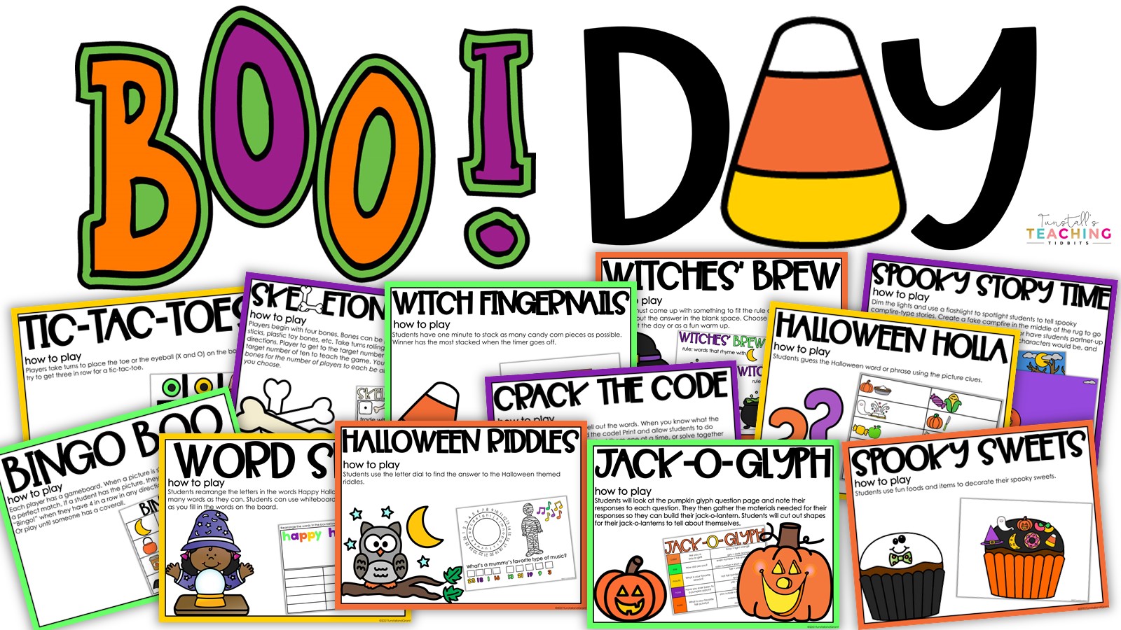 Boo day halloween themed digital slides Classroom resource