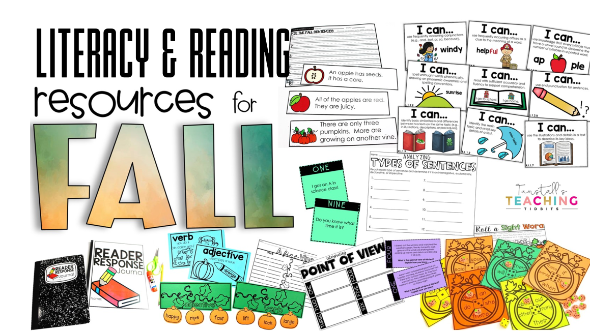 Literacy and Reading Resources for Fall
