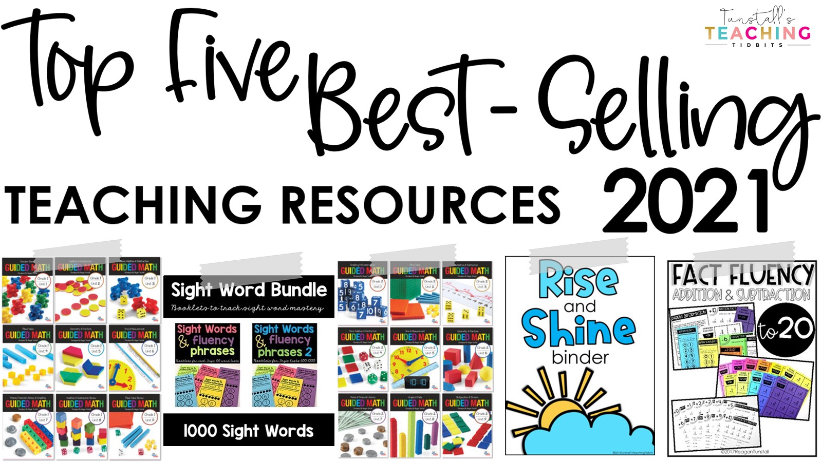 Top Five Best-Selling Teaching Resources 2021