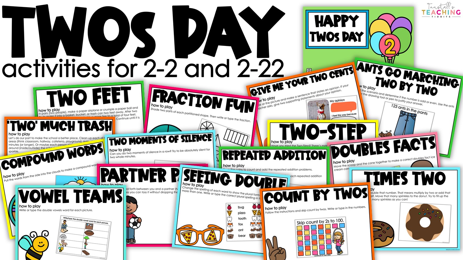 Twos Day Activities