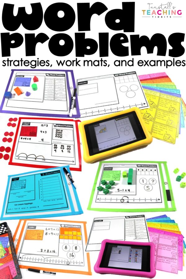 word problem solving mat