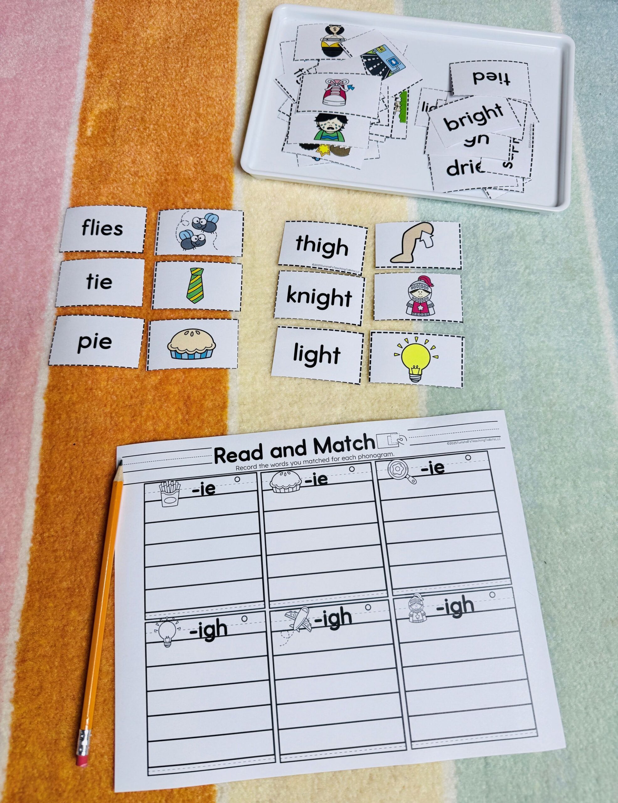 Phonics Activities for First Grade Word Work Centers