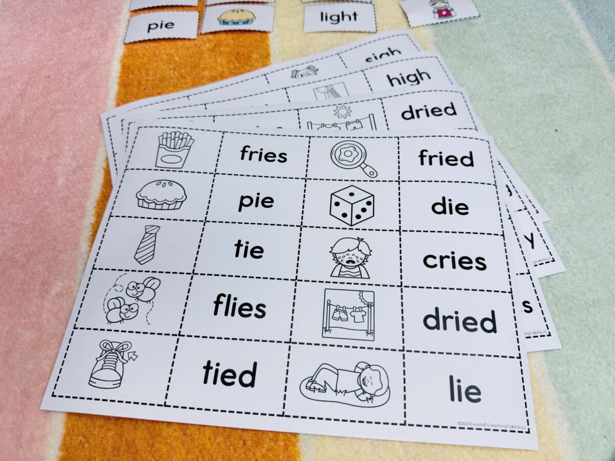 Phonics Activities for First Grade Word Work Centers