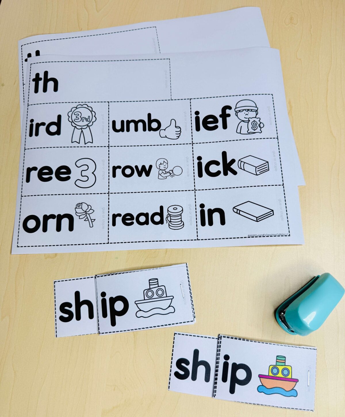 Phonics Activities for First Grade Word Work Centers