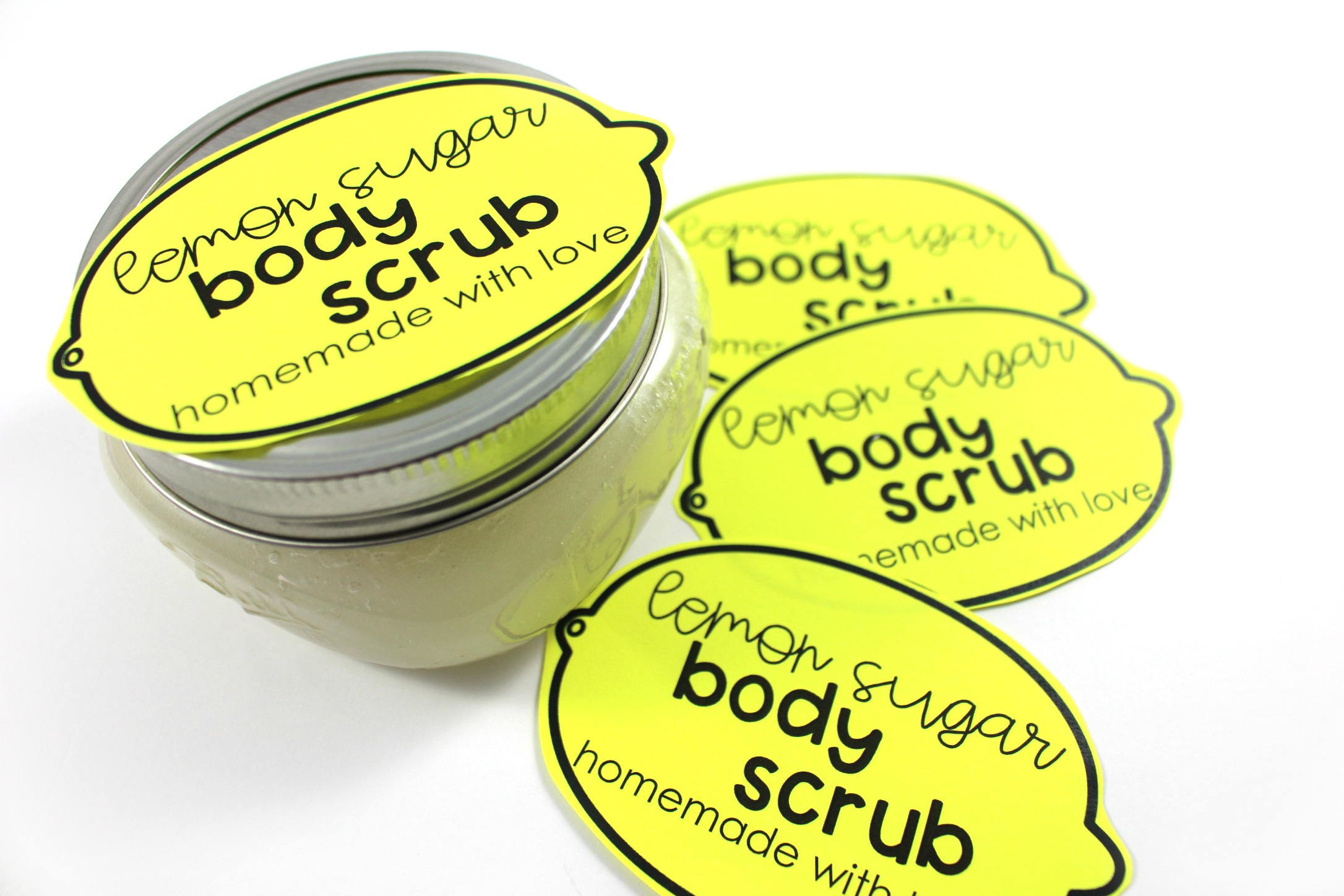 lemon body scrub