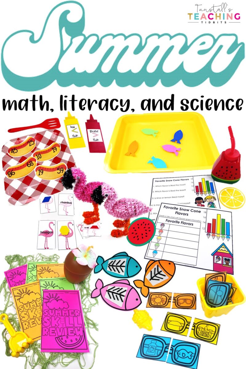 Summer Themed Math, Literacy, and Science Series - Tunstall's Teaching