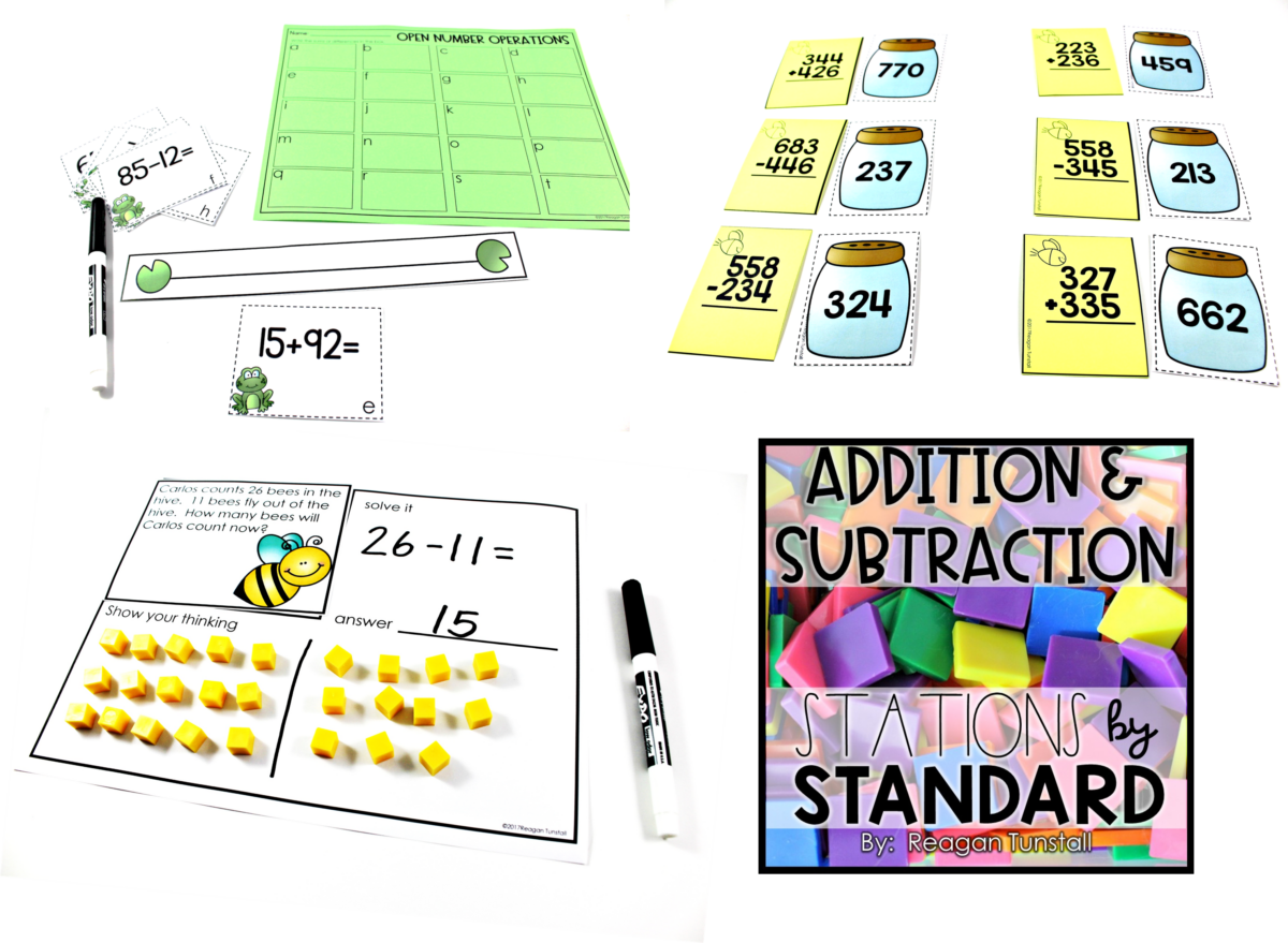 Math Workstations for Back to School - Tunstall's Teaching