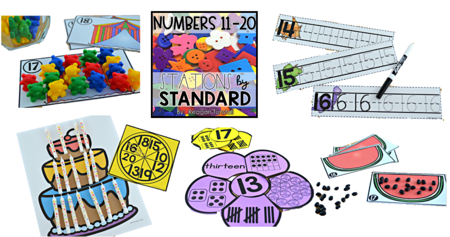 Math workstations for first grade back to school