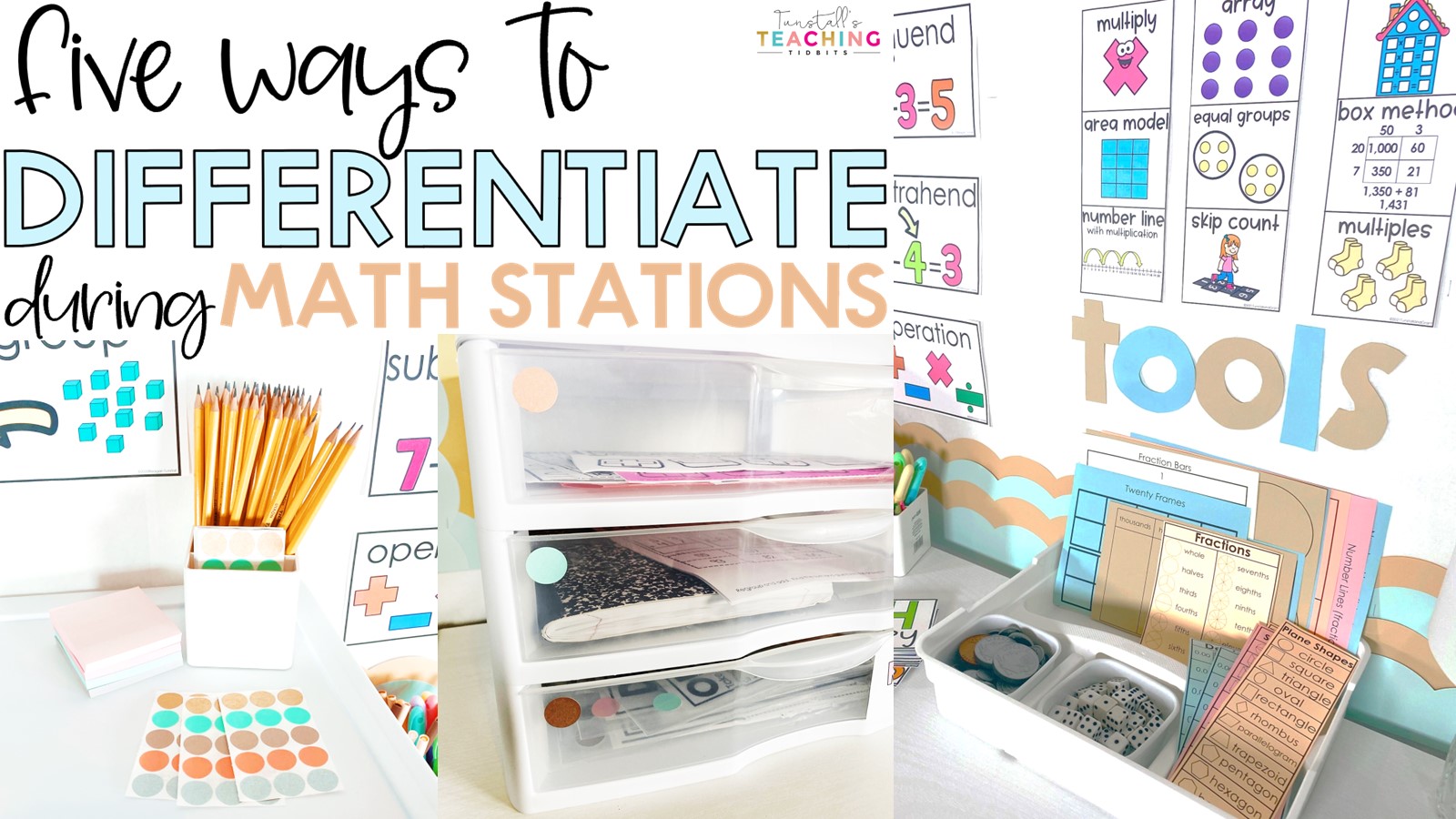 Five Ways to Differentiate During Math Stations
