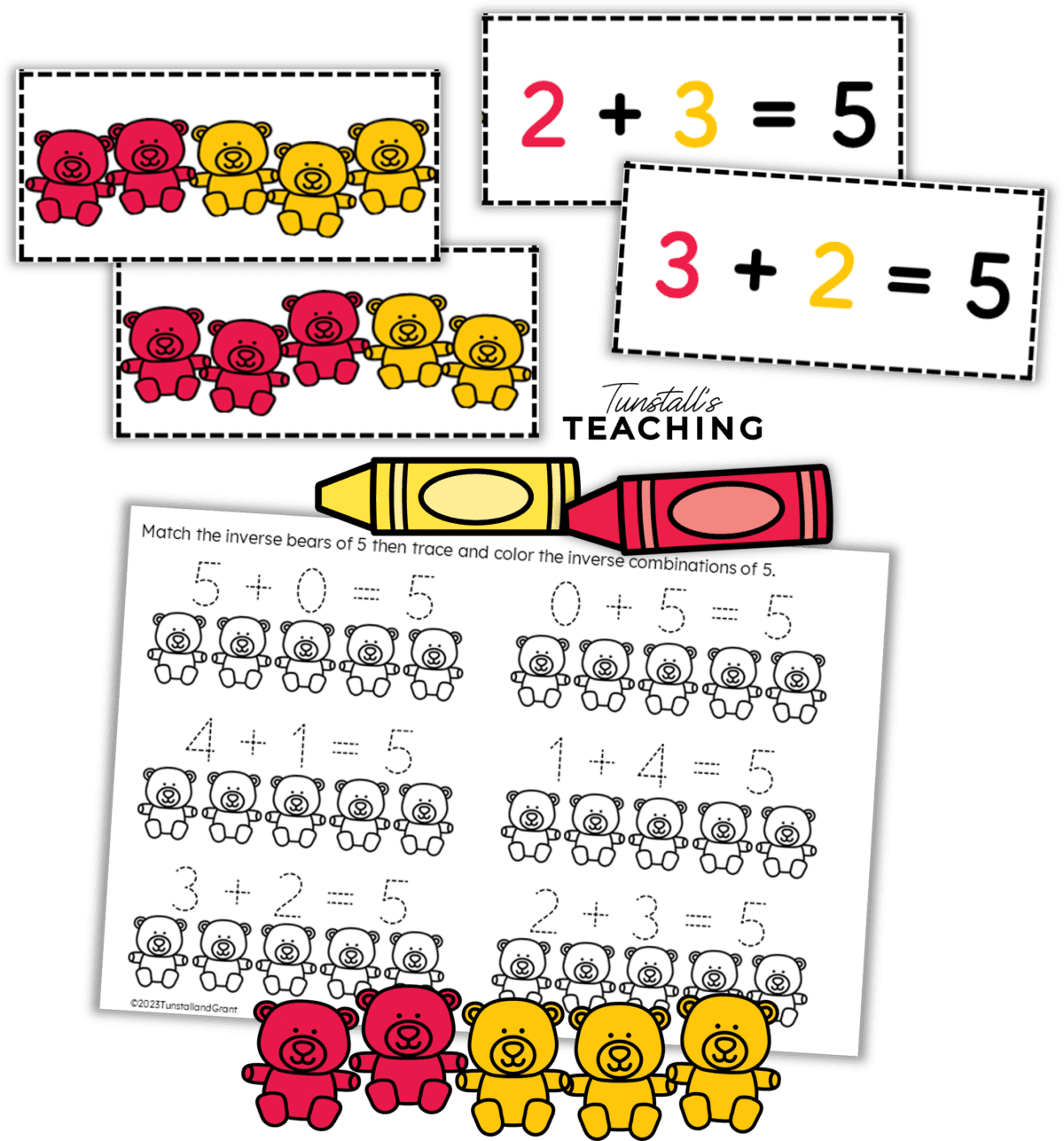 Adding Numbers To 5