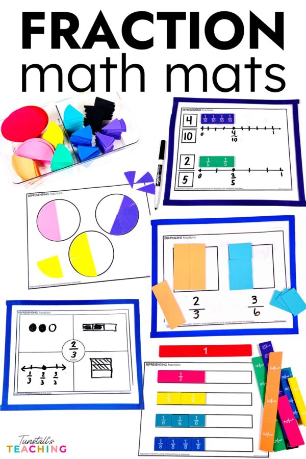 Fraction Math Mats - Tunstall's Teaching