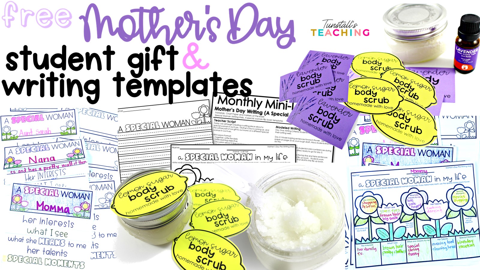 Free Mother’s Day Student Gift and Writing Templates