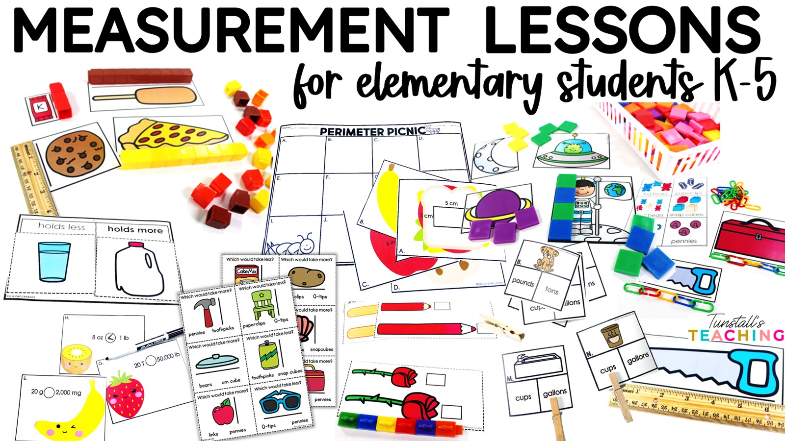 Measurement Lessons for Elementary Students K-5
