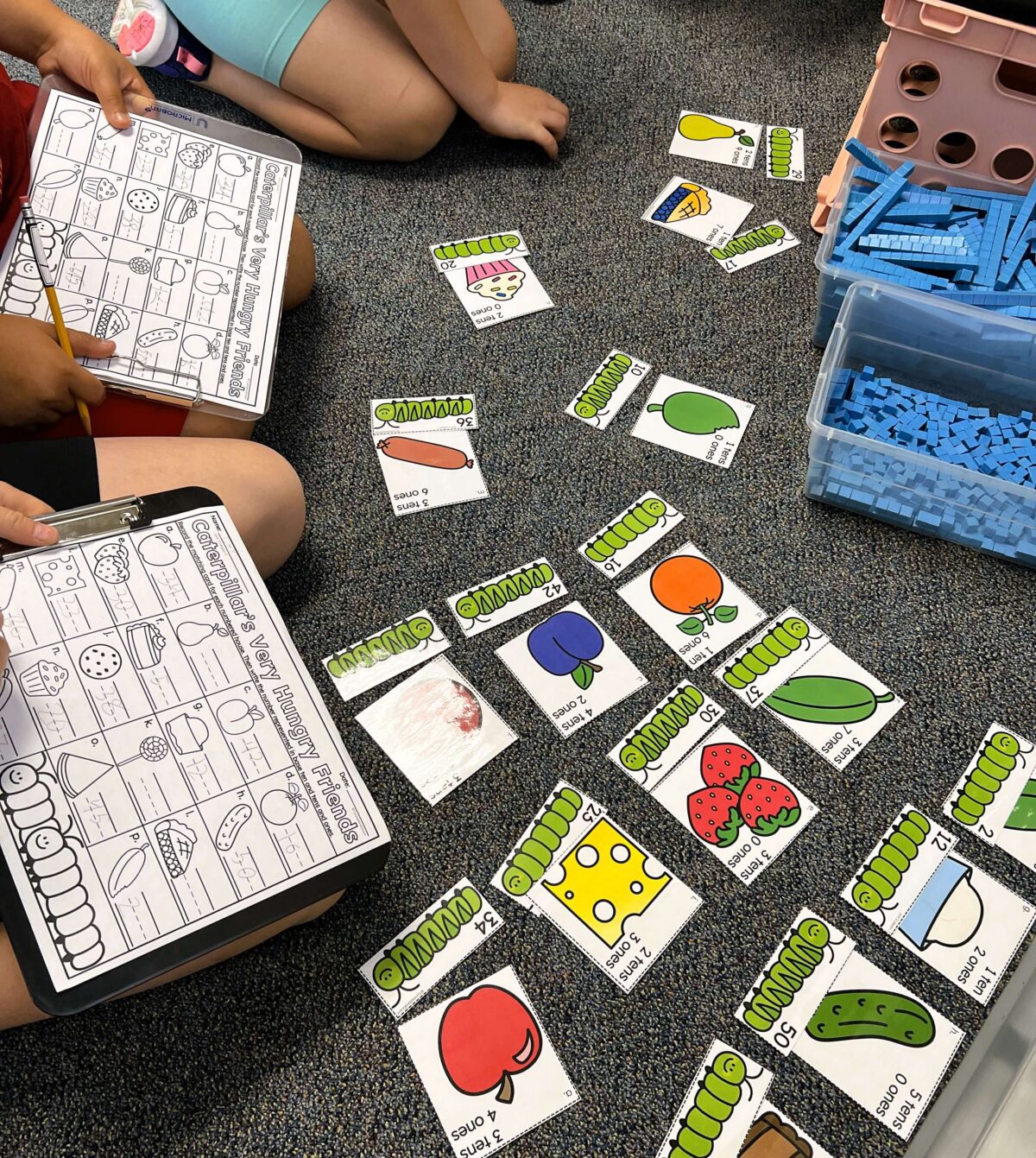 Hands-On Math Stations to promote foundations of numbers to 50